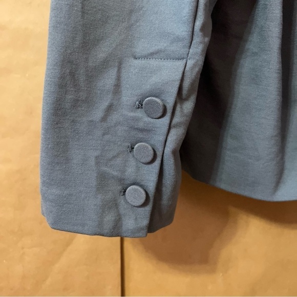 Universal Standard | NWT Smoking Jacket Blazer Stormy Weather Grey Size 3XL - Picture 12 of 16